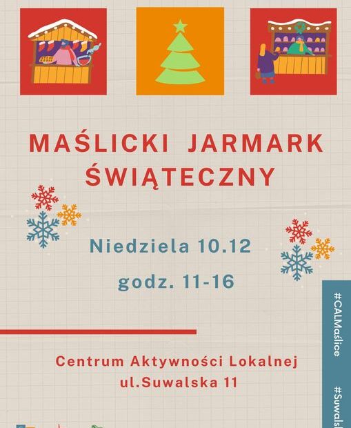 Maślicki jarmark świąteczny