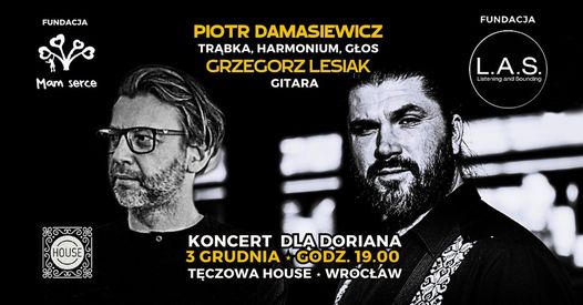 Koncert Charytatywny dla Doriana: Piotr Damasiewicz i Grzegorz Lesiak w Akcji Pomocy